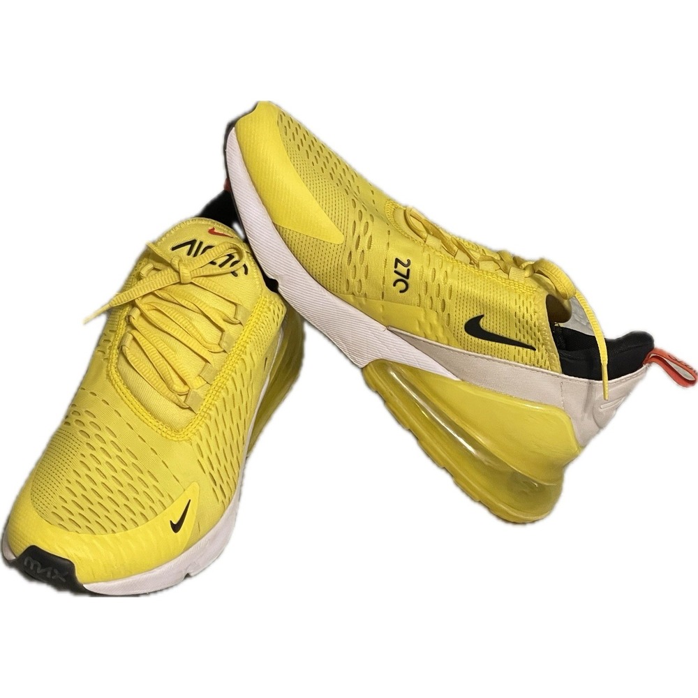 Nike Air Max 270 Yellow Strike Women's Size 11 EU 43 Sneaker - HTF Size - EUC